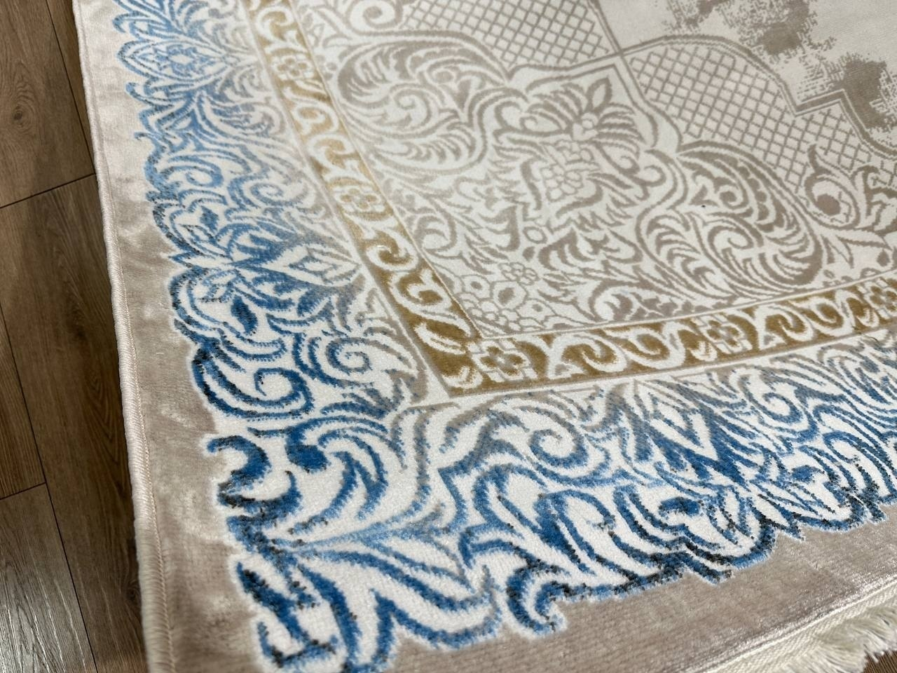 Bal Tekstil ковер 180x260 см, Boss Soft T090C Blue Cream