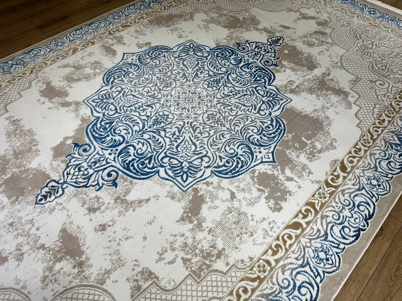 Bal Tekstil ковер 180x260 см, Boss Soft T090C Blue Cream