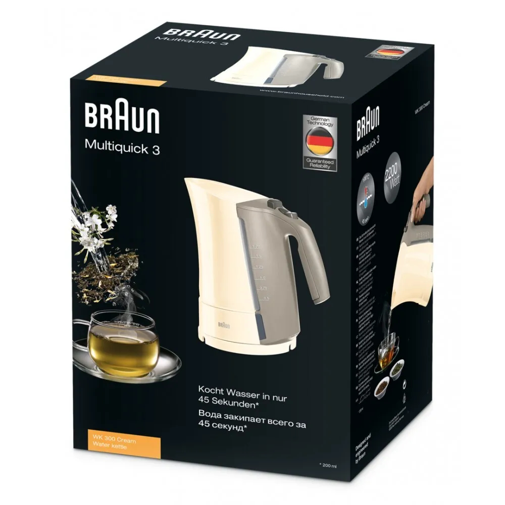Электрический чайник Braun WK-300 Бежевый