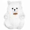Мягкая игрушка Lapkin Толстый кот белый 16см