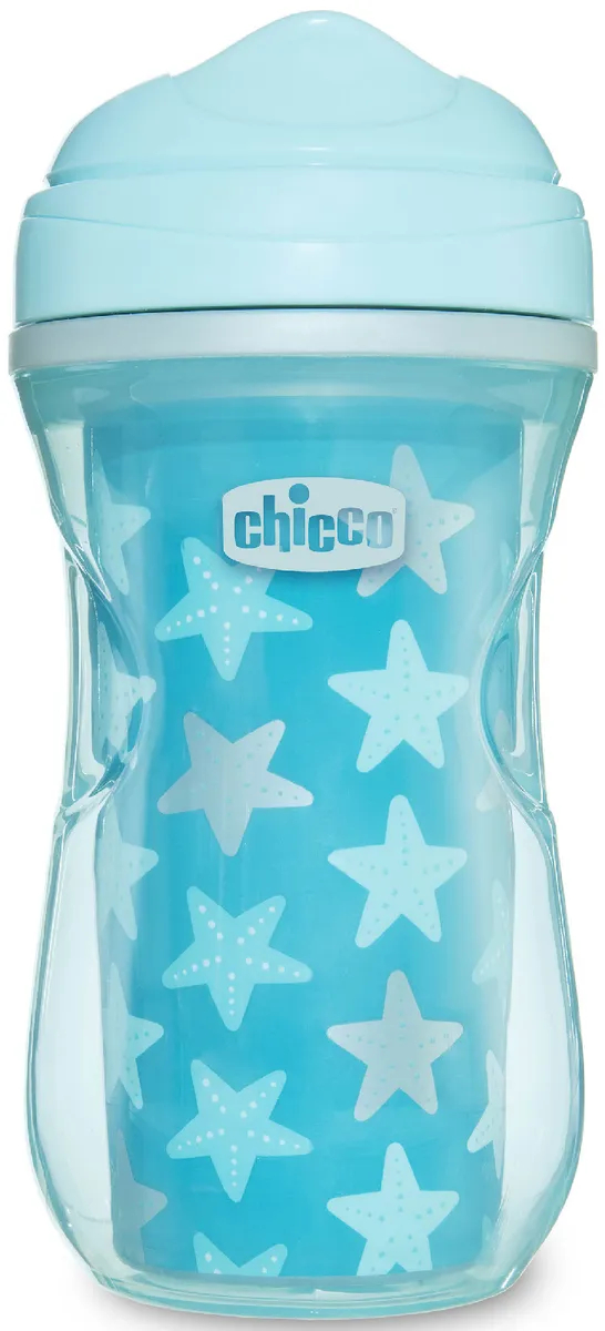 Поильник Chicco с носиком Active Cup 266 мл 14м+ голубой