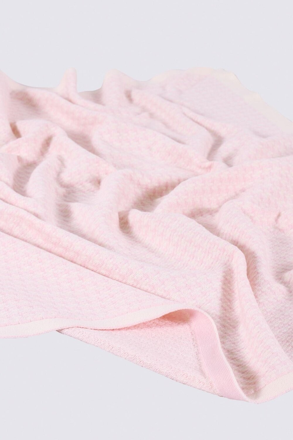 Одеяло для младенцев Ecocotton Baby Dream из 100% органического хлопка, вязаное, цвет пудры, 80х90 см