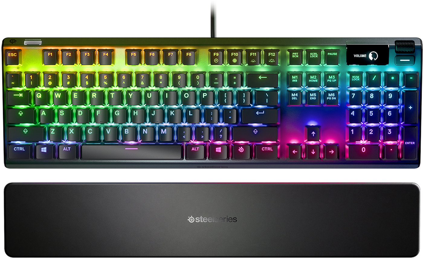 Игровая клавиатура  SteelSeries Apex 7 Brown Switch US Черный