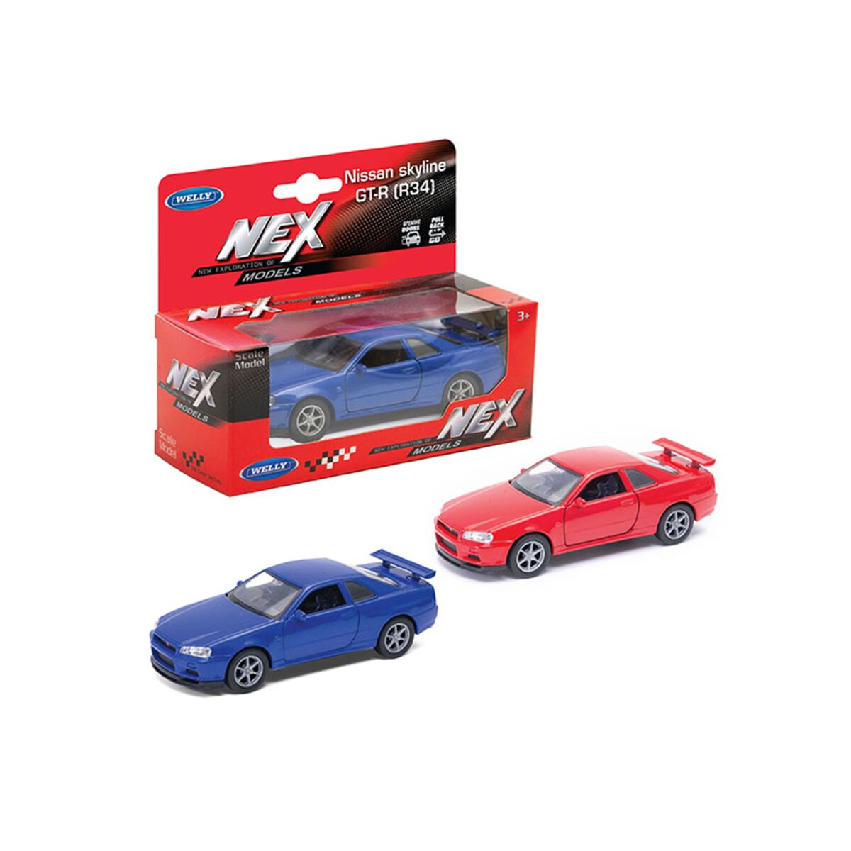 Машинка Welly 1:34-39 Nissan Skyline GT-R (R34)