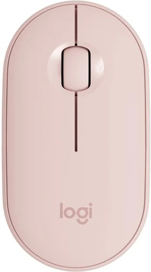 Мышка беспроводная USB/BT Logitech Pebble M350 Розовый