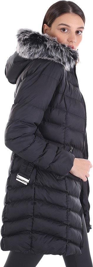 Пальто Brendon женское длинное 512 черное/черное 20W32000512