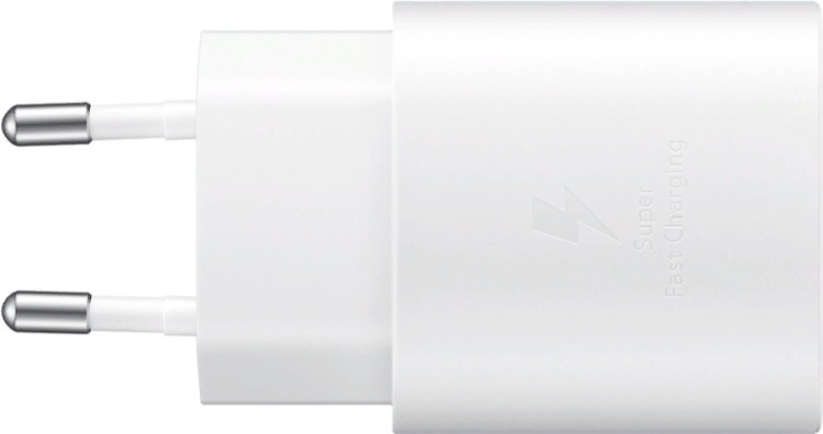 Адаптер питания Samsung, 1*Type-C 25Вт (PD 3.0), Белый (EP-TA800NWEGRU)
