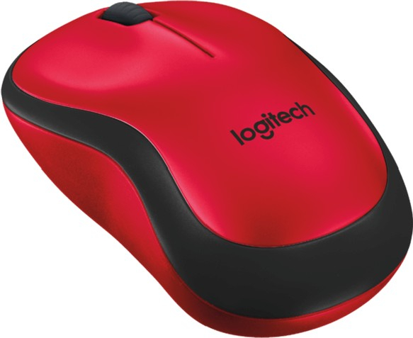 Мышка беспроводная USB Logitech M220 Silent (910-004880), Красный