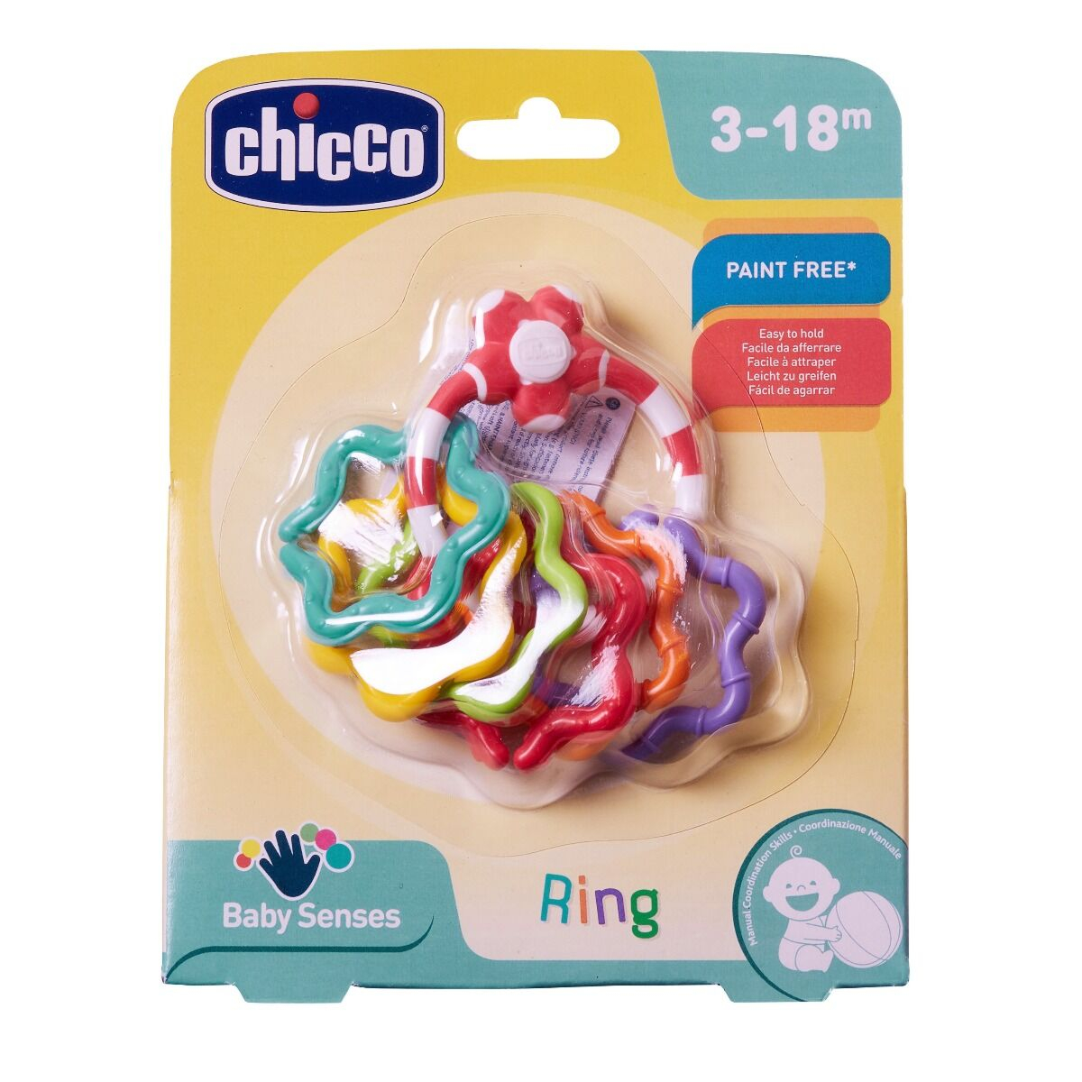 Погремушка Chicco Easy Grasp Кольцо 3м+