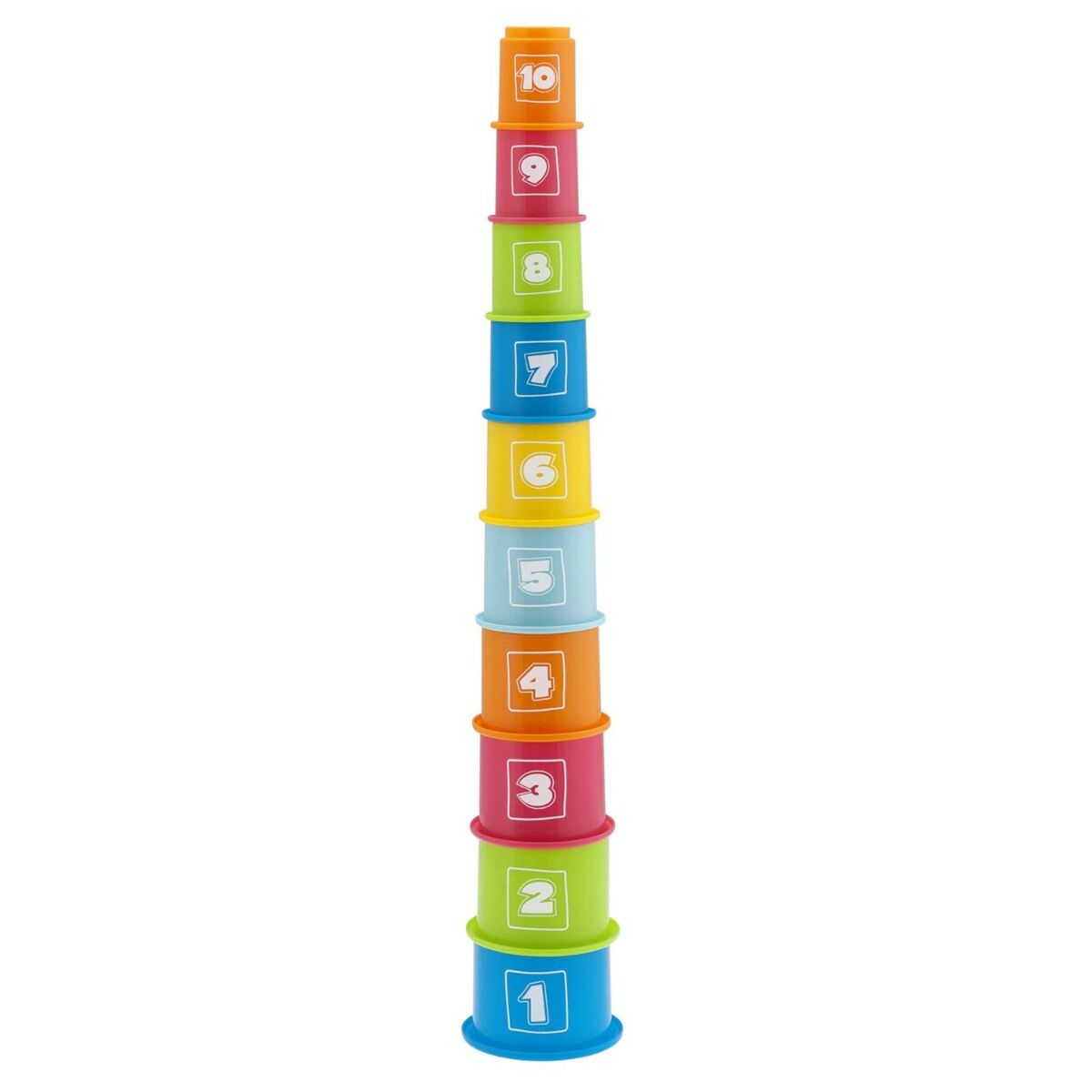 Развивающая игрушка Chicco Занимательная пирамидка с цифрами 6м+