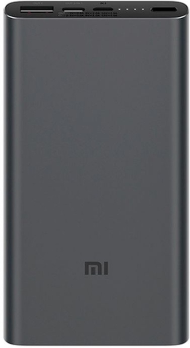 Внешний аккумулятор Xiaomi Mi 3, 10000Mah, 18W Fast Charge, Black (VXN4253CN/VXN4274GL)