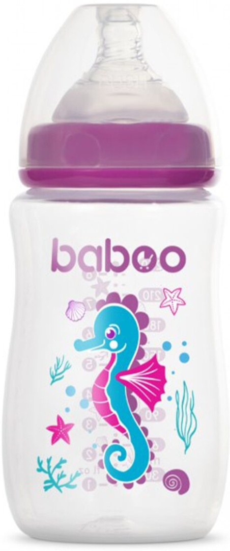 Бутылочка BABOO Sea life 3-114 3+ 250 Фиолетовый