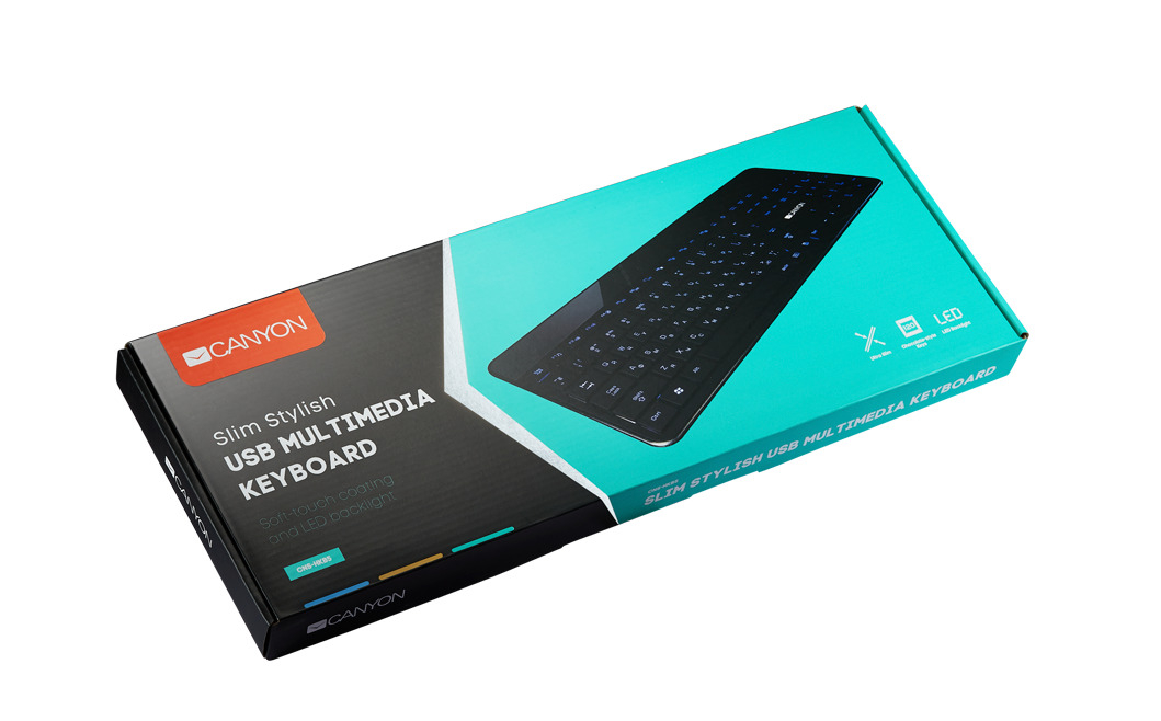 Клавиатура проводная Canyon CNS-HKB5, черный