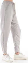 Cedy Denim Women's Linen High Waist Elastic Slim Leg Mom Pants