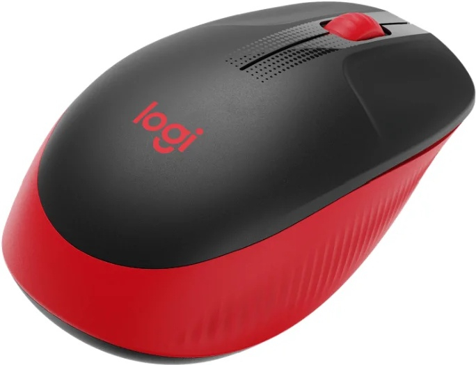 Мышка беспроводная USB Logitech M190 Красный