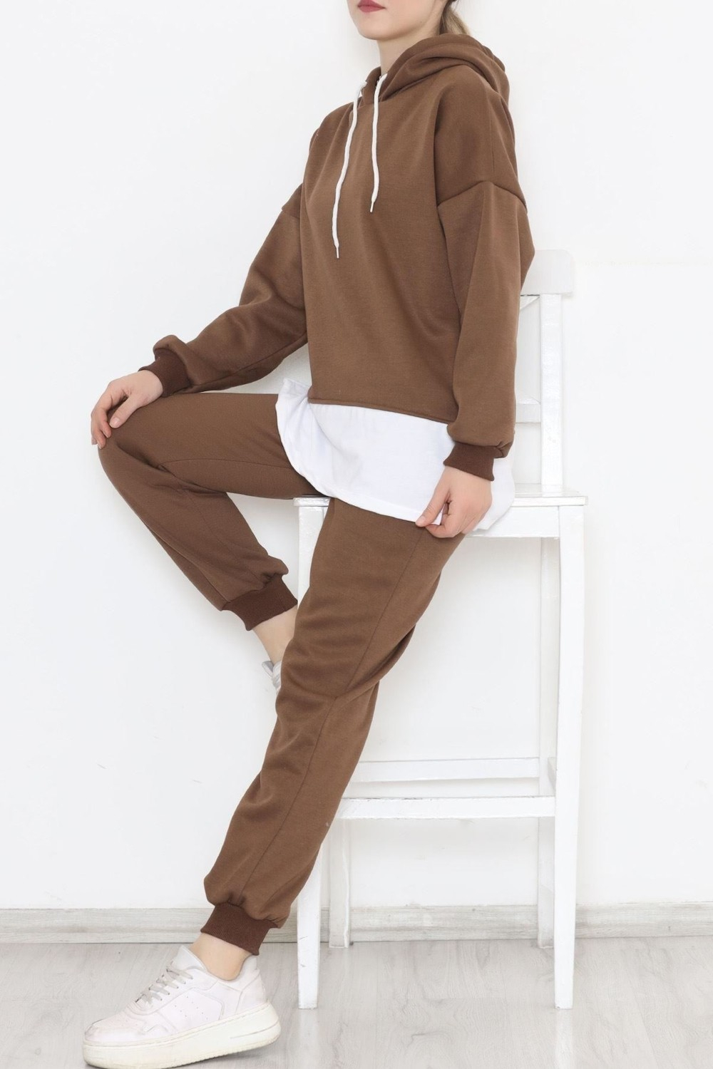 Civetta Pieced 3 Thread Tracksuit Acıkahve - 12516.5238.