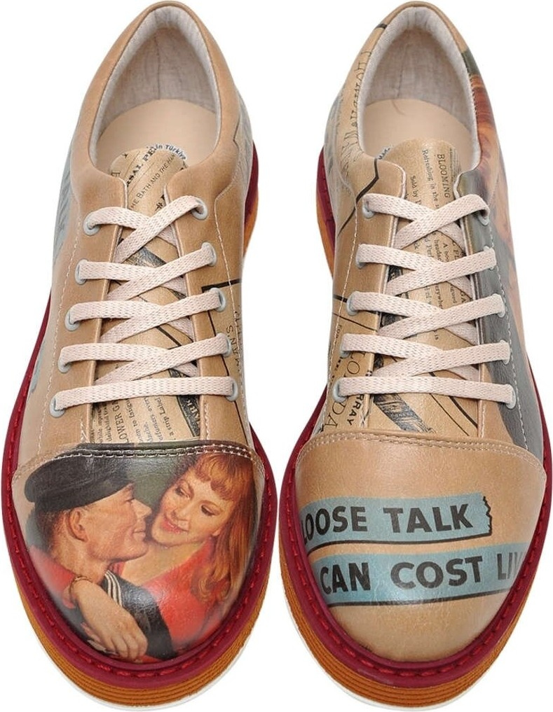 Женская обувь Dogo с принтом моряка / дизайн веган / разбитые