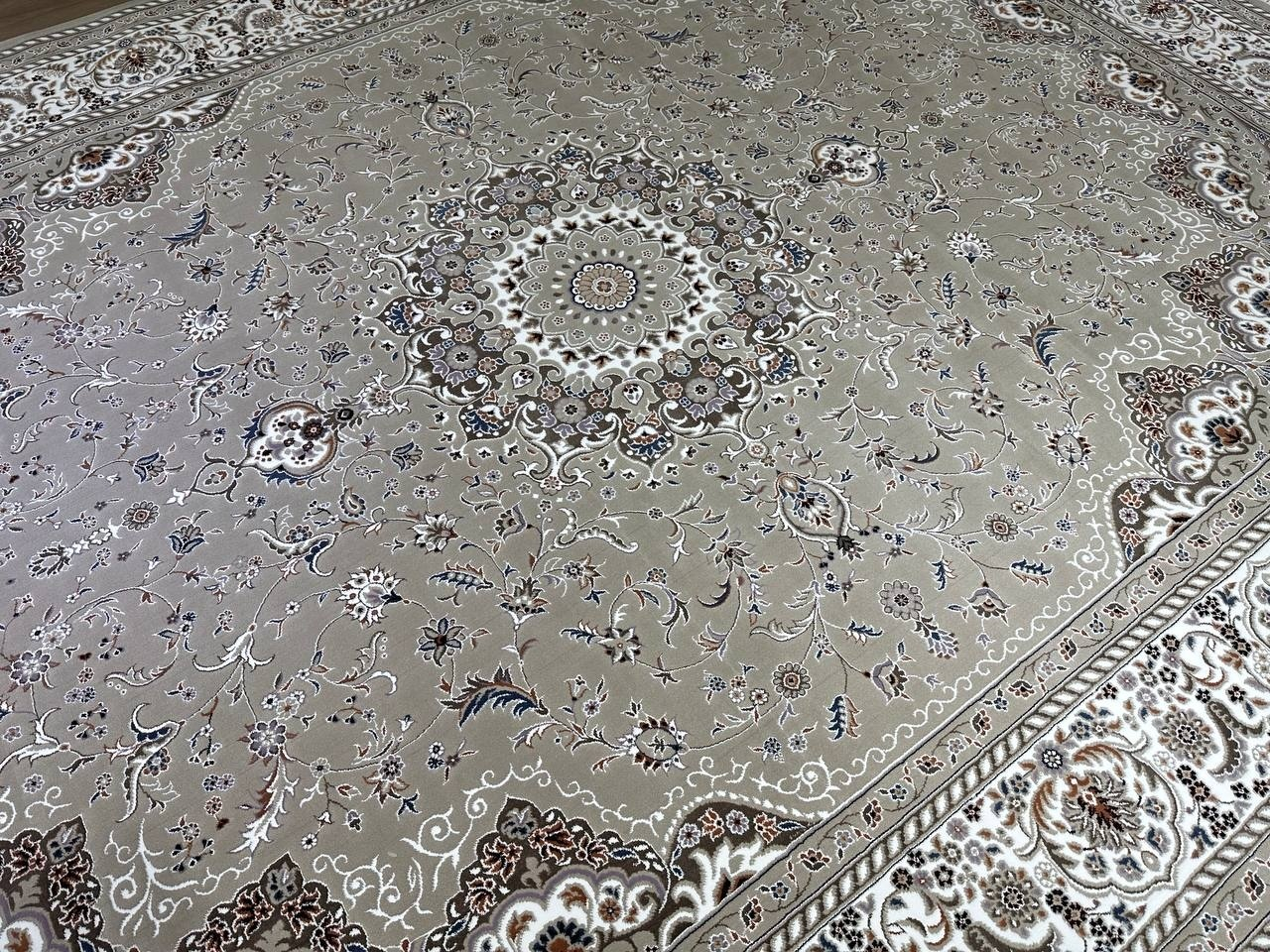 Bal Tekstil ковер 150x230 см, Esmat F181B Cokme Beyaz Beige