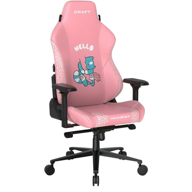 Игровое компьютерное кресло DXRacer Craft Series, Hello Human Cat (CRA/H008/P)