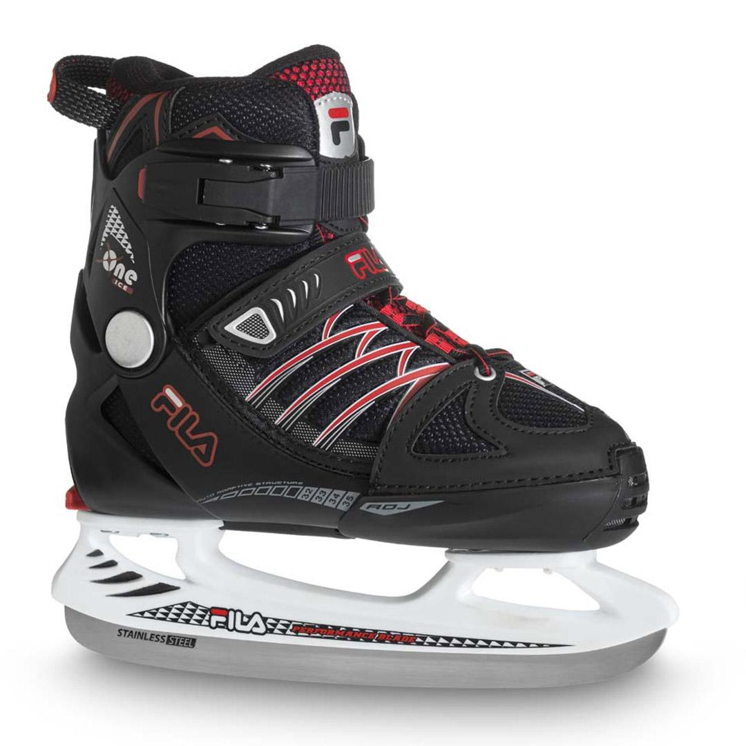 Fila  коньки X-One Ice (S (29-32), black red)