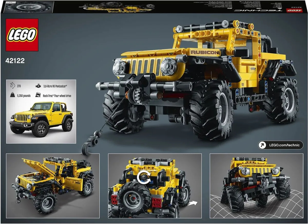 Конструктор LEGO TECHNIC Jeep Wrangler 42122