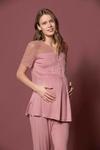 Пижамный комплект Monamise 19217 для беременных после родов - Розовый