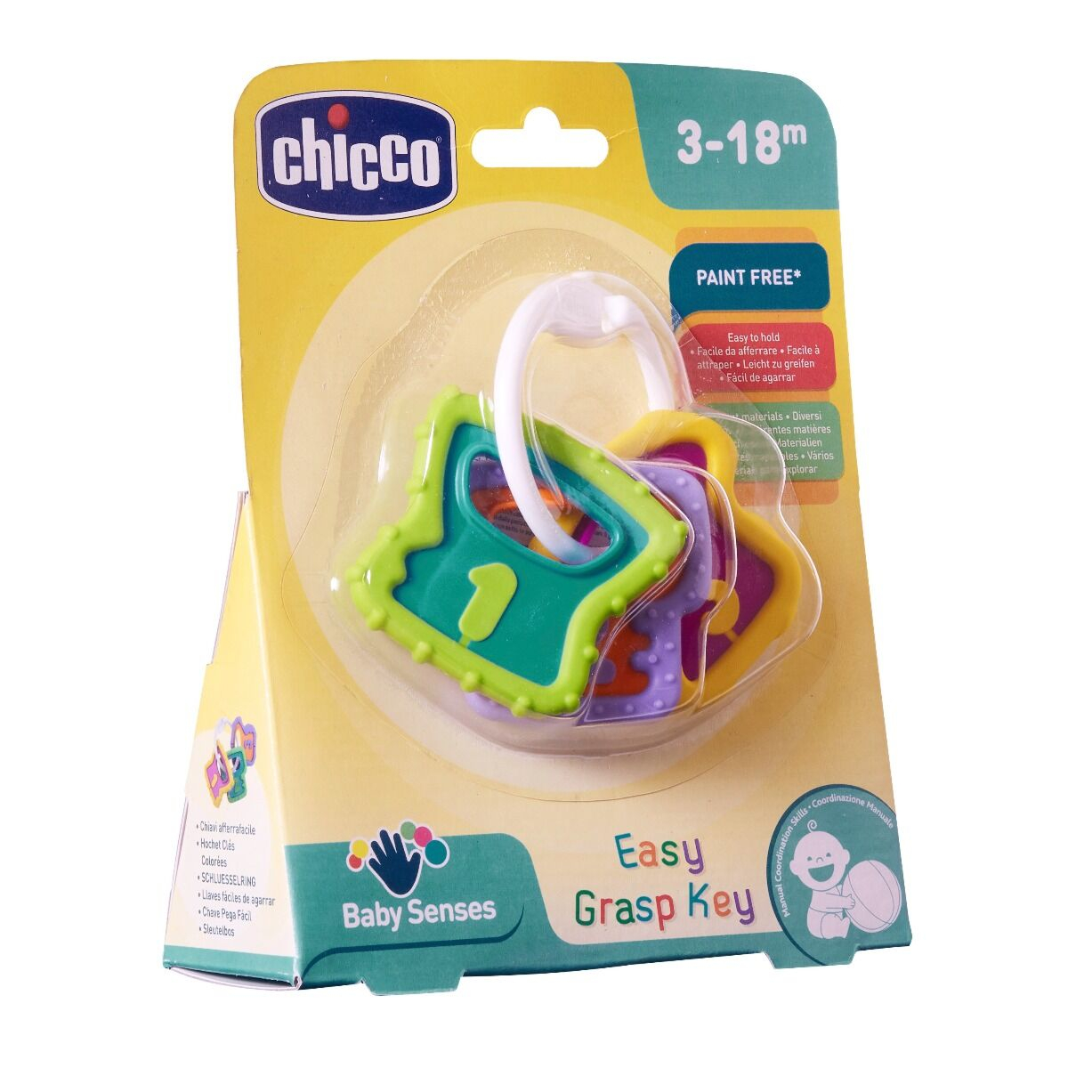 Погремушка Chicco Easy Grasp Ключи 3м+