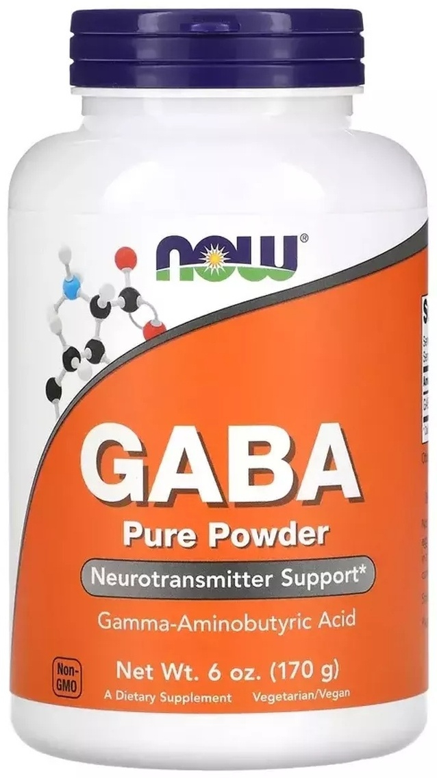 NOW GABA Pure Powder, 170 гр.