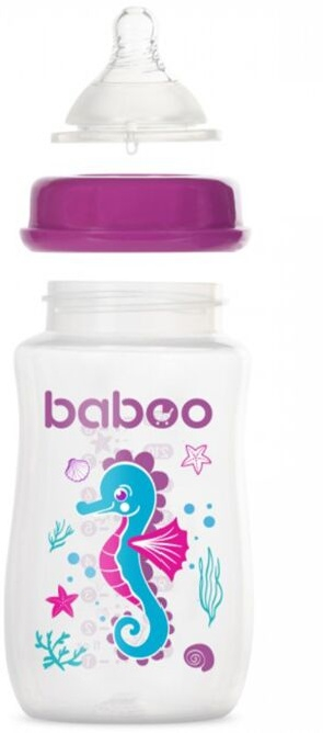 Бутылочка BABOO Sea life 3-114 3+ 250 Фиолетовый