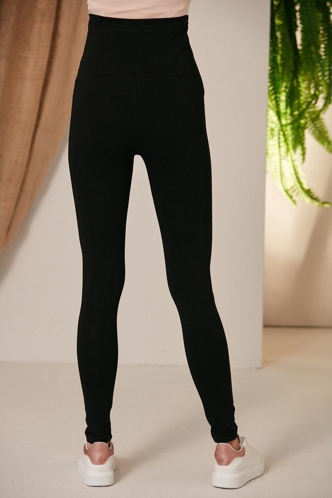 Беременные колготки Mary Lux черные XL из тянущейся ткани