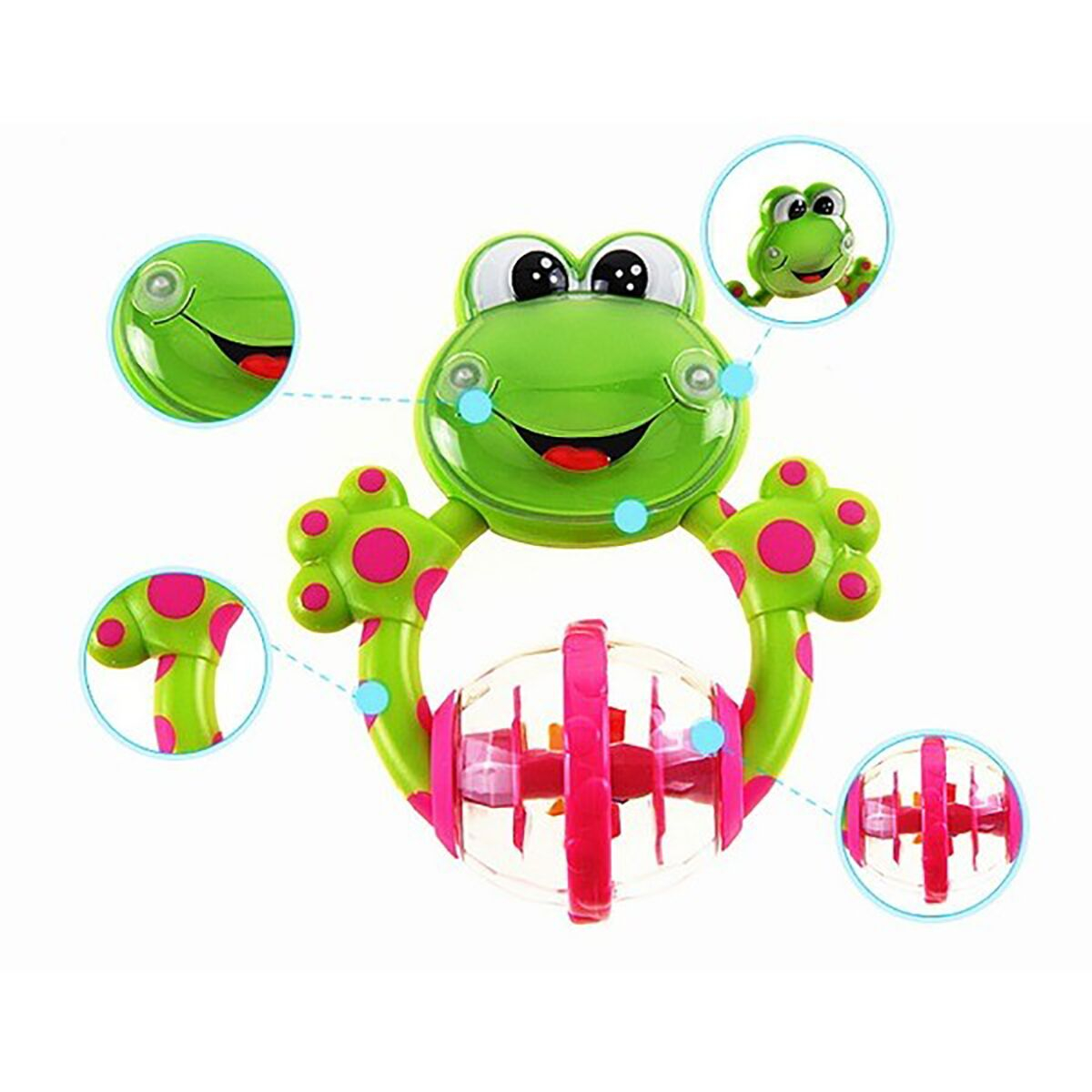 Погремушка Chicco Лягушка 3м+