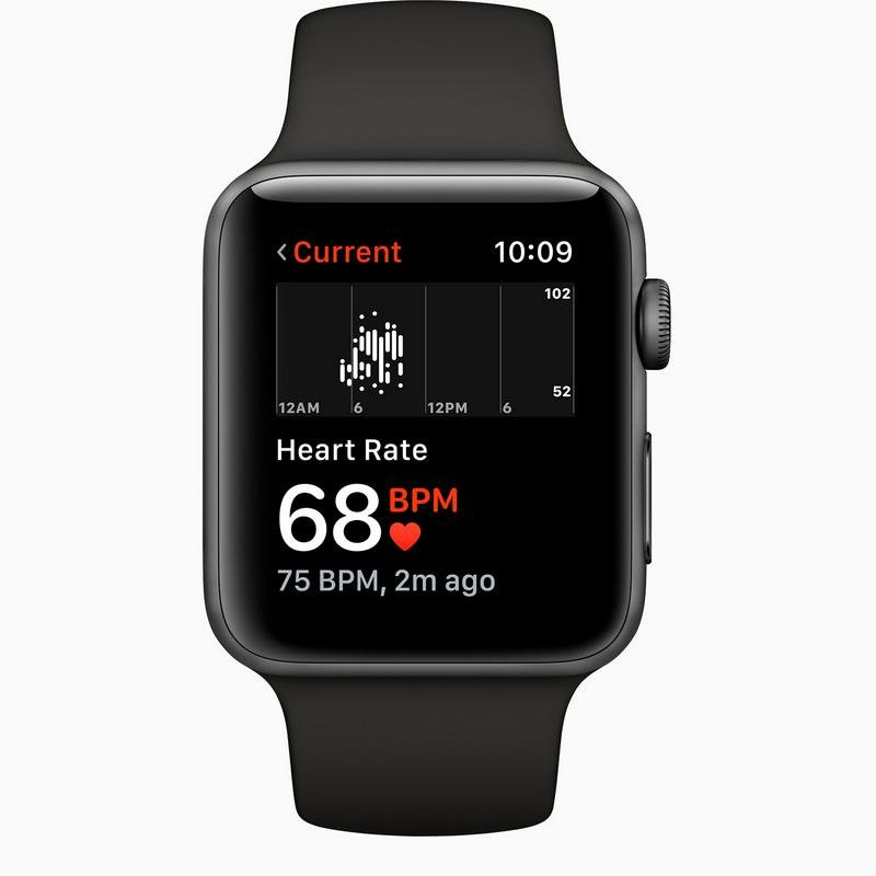 Смарт-часы Apple Watch Series 3 42mm черные