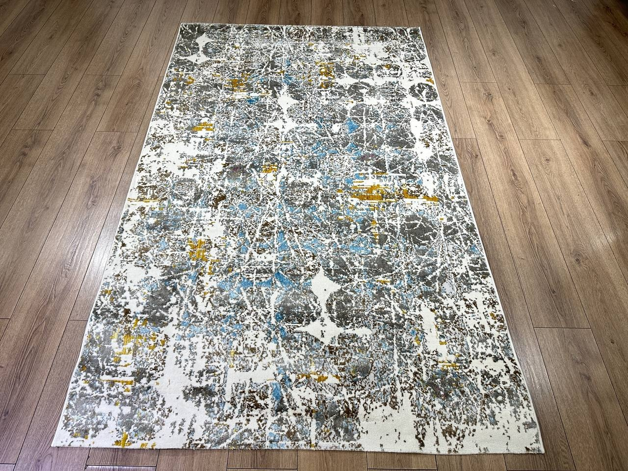 Bal Tekstil ковер 150x230 см, F355C beyaz grey modis Filiz