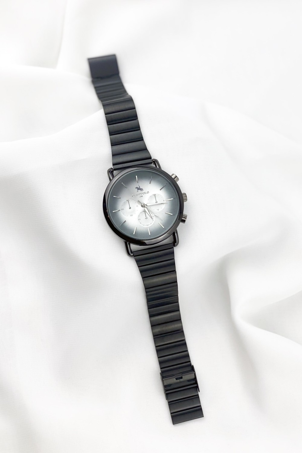 Аксессуары ÇLK Мужские часы с черным копченым внутренним плоским циферблатом TRSAAT10234 SAATX31253X
