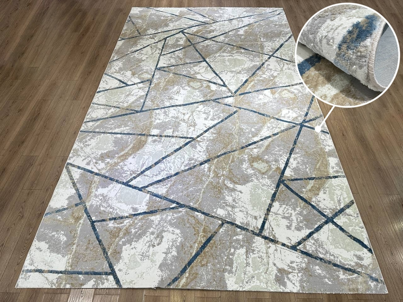 Bal Tekstil ковер 150x230 см, Bomonti Naturel T162A Cream Blue