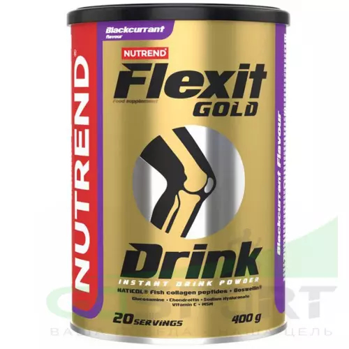 Витамины NUTREND, FLEXIT GOLD DRINK, 400 г, черная смородина