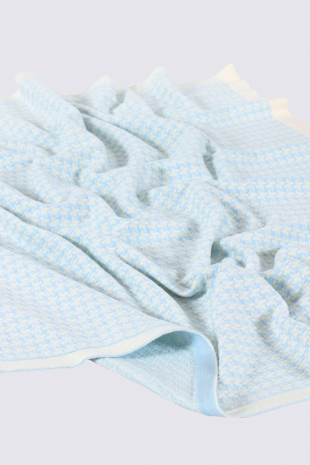 Одеяло для младенцев Ecocotton Baby Dream из 100% органического хлопка, вязаное, цвет пудры, 80х90 см
