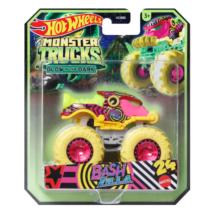 Hot Wheels: Monster Trucks. Монстр-трак светящийся - Bash Zilla