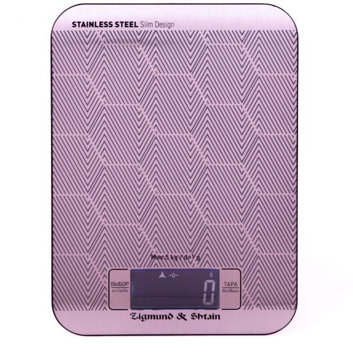 Кухонные весы электронные Zigmund&Shtain DS-114 Cеребристый