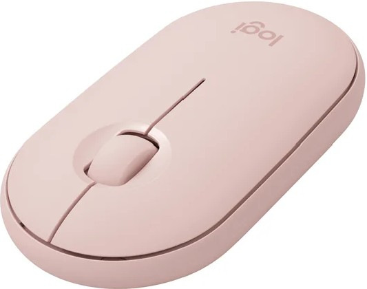 Мышка беспроводная USB/BT Logitech Pebble M350 Розовый