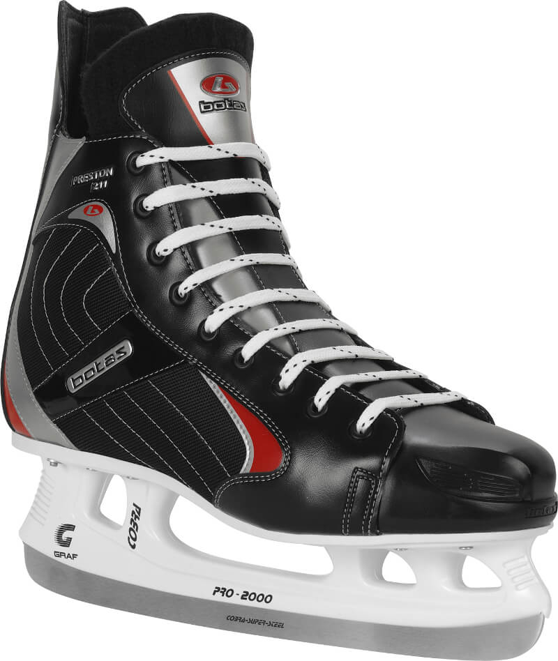 Botas  коньки Preston (31, black-red)