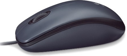 Мышка проводная USB Logitech M90 (910-001793), черный
