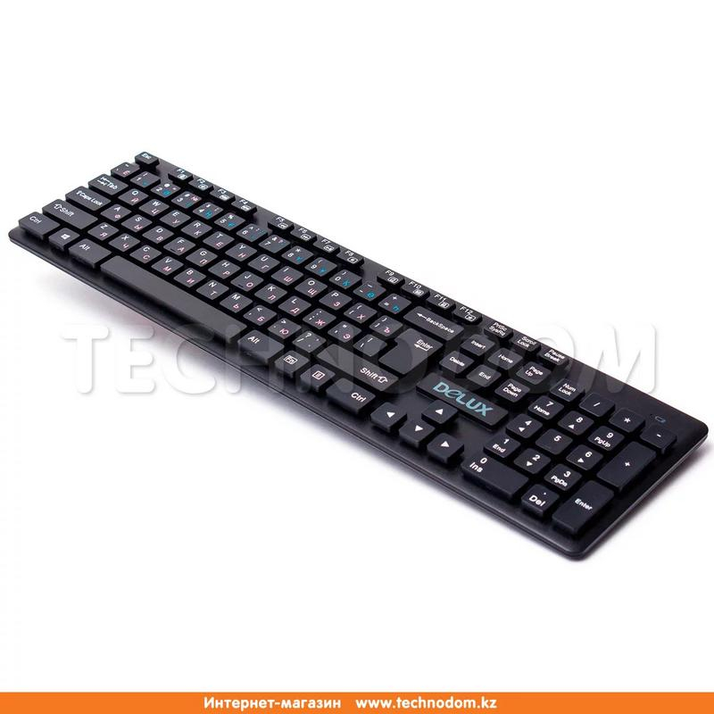 Клавиатура беспроводная Delux DLK-150GB Черный