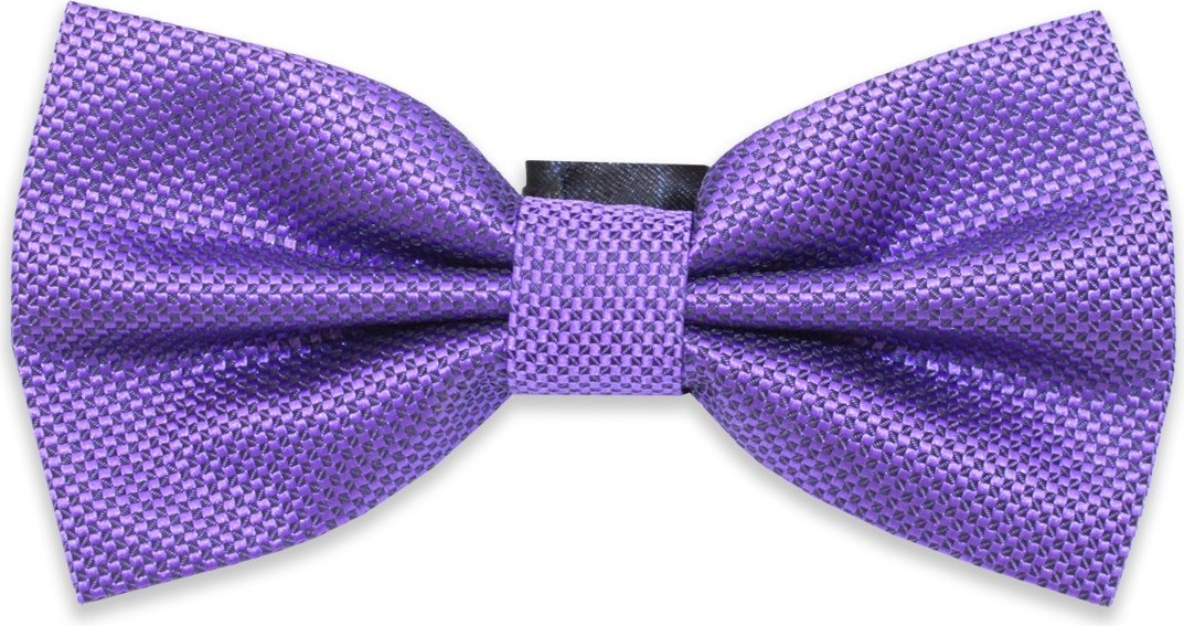 Мужской галстук-бабочка Fitmens с рисунком Добби PN02 - Пурпурно-черный