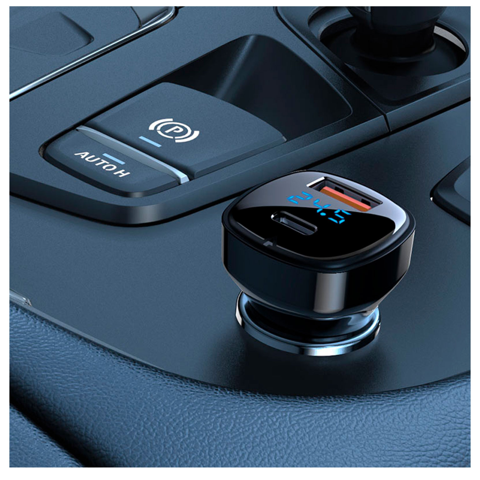 Автомобильное зарядное устройство ACEFAST, 2*USB C+A, 66W (B4 - ACEFAST)