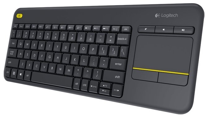 Клавиатура беспроводная Logitech Touch K400 Plus Черный