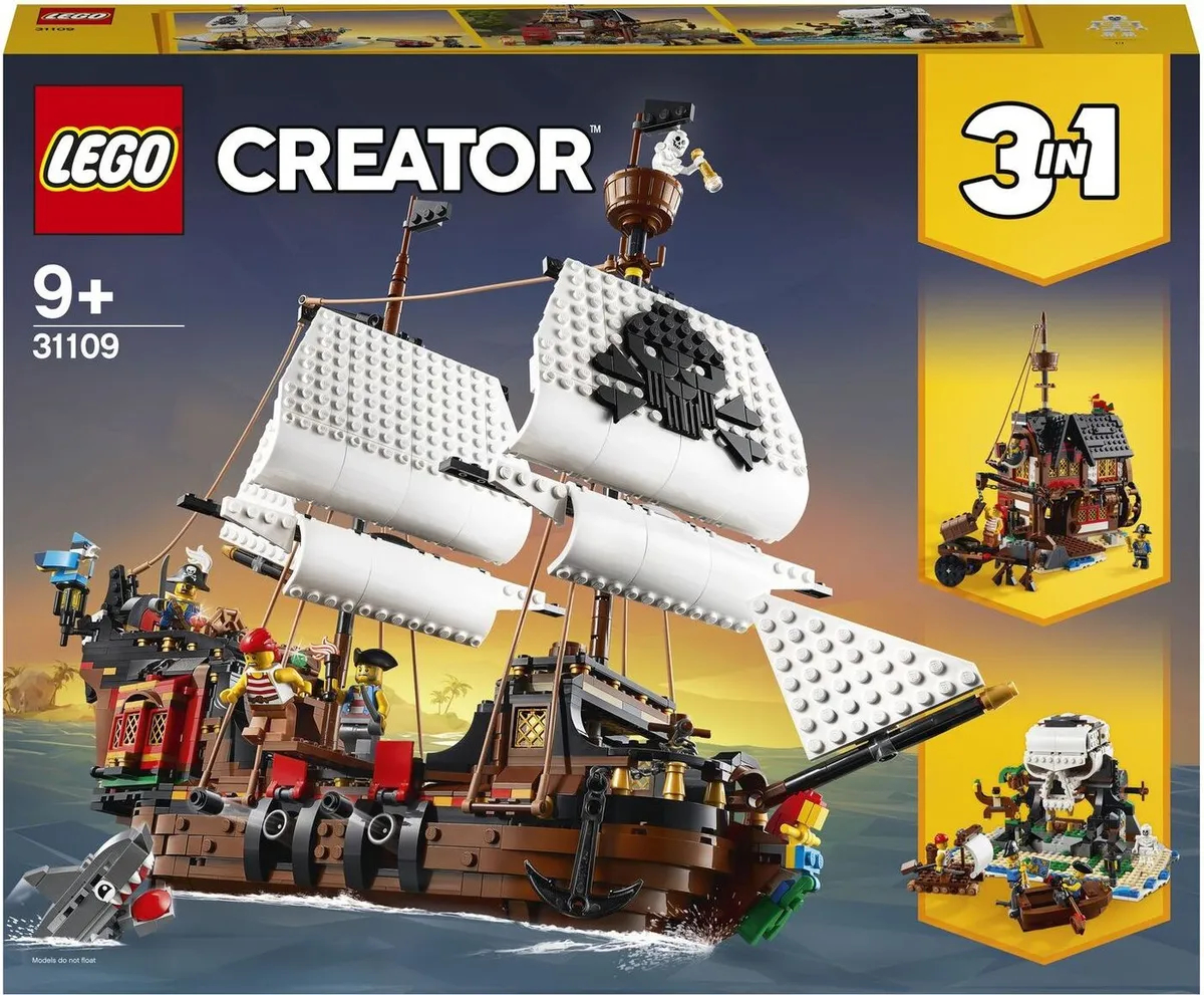 Конструктор LEGO CREATOR Пиратский корабль 31109