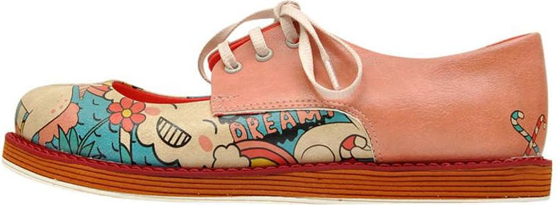 Женская обувь Dogo Pency с дизайном "Кремовый мечтатель" из веганской кожи