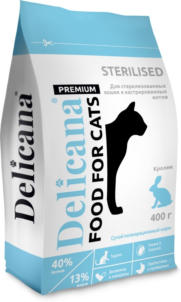 ProРацион Delicana КастСтер Кролик 0.4 кг