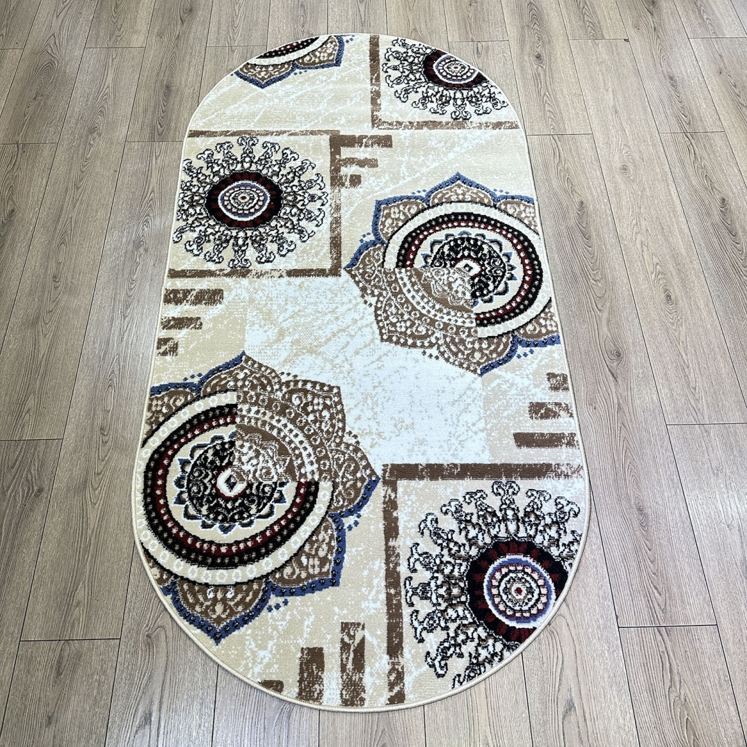 Bal Tekstil ковер 150x230 см, F348A Beige Oval